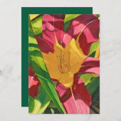 タイガーリリーフローラ サンキューカード (正面/裏面)