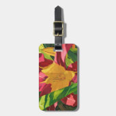 タイガーリリーフローラ ラゲッジタグ (正面縦)