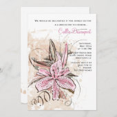 タイガーリリー招待状 招待状 (正面/裏面)