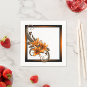 タイガーリリー結婚ズ スタンダードカクテルナプキン (インサイチュ)