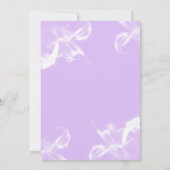 タイガーリリー結婚フローラのリハーサル招待状 招待状 (裏面)