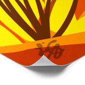 タイガーリリー・アート ポスター (角)