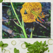 タイガーリリー キッチンタオル (折り畳み)