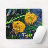 タイガーリリー マウスパッド (マウス)