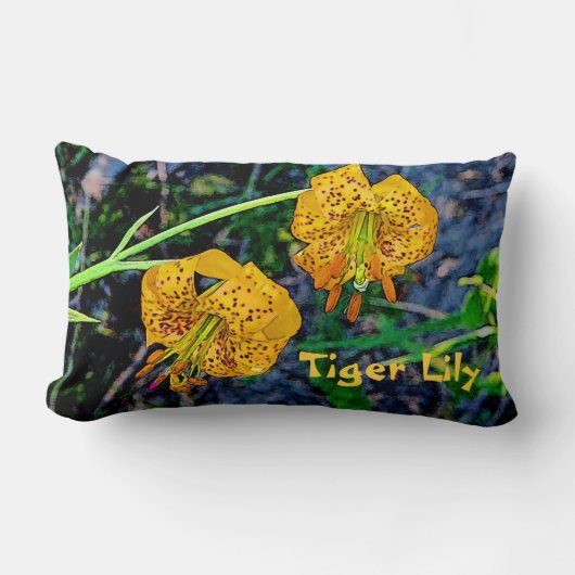 タイガーリリー ランバークッション (正面)