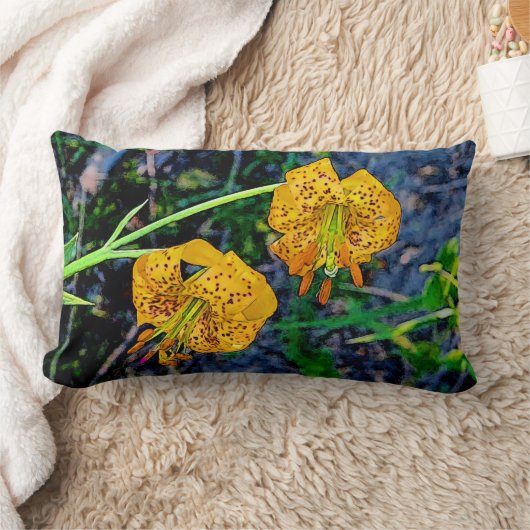 タイガーリリー ランバークッション (ブランケット)