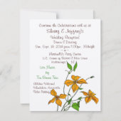 タイガーリリー（結婚式後パーティーのご案内） 招待状 (正面)