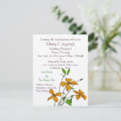 タイガーリリー(結婚式後パーティーのご案内) 招待状 (スタンド正面)