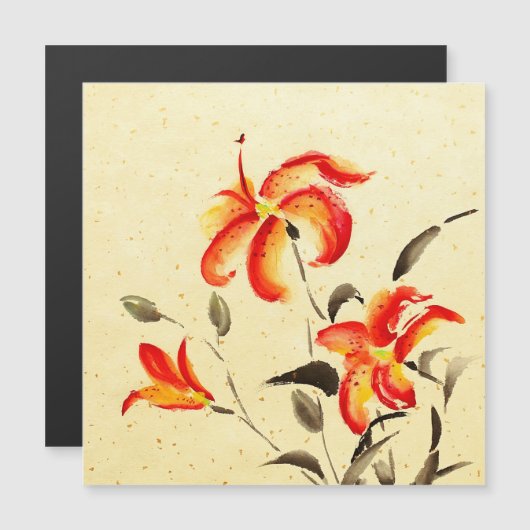 タイガーリリー – 赤 (正面/裏面)