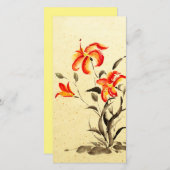 タイガーリリー – 赤 (正面/裏面)