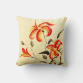 タイガーリリー – 赤 クッション (正面)