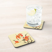 タイガーリリー – 赤 コースター (右側)