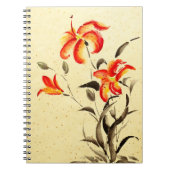 タイガーリリー – 赤 ノートブック (正面)