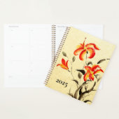 タイガーリリー – 赤 プランナー手帳 (ディスプレー)