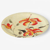 タイガーリリー – 赤 ペーパープレート (アングル)