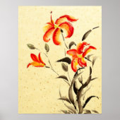 タイガーリリー – 赤 ポスター (正面)