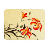 タイガーリリー – 赤 マグネット (横)