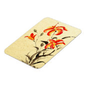 タイガーリリー – 赤 マグネット (左側)