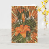 タイガーリリーBD 147 z カード (黄色い花)