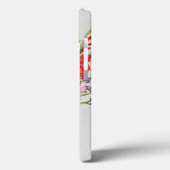 タイガーリリーGladioliと青の鞘に収まる Case-Mate iPhoneケース (裏面 / 左)