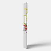 タイガーリリーGladioliと青の鞘に収まる Case-Mate iPhoneケース (裏面 / 右)