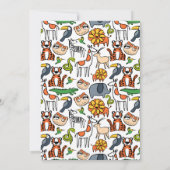 タイガーワイルドワンバースデーパーティー 招待状 (裏面)