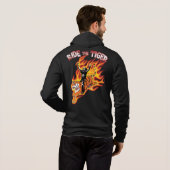 タイガーヴィンテージヘビーメタルイラストレーション パーカ (裏面フル)