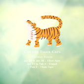 タイガー中国の新年2022ホリデーアワー ウィンドウサイン (シート3)