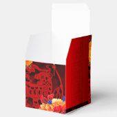 タイガー中国の紙カット牡丹2022年新年FB3 フェイバーボックス (オープン)