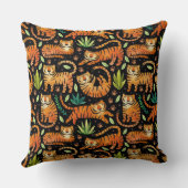 タイガー中国の・アジア・アートの年 クッション (裏面)