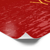 タイガー中国の〔占星術の〕十二宮図占星術星座の記号 ポスター (コーナー)