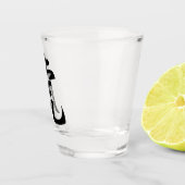 タイガー伝統的中国のキャラクター〔占星術の〕十二宮図標識 ショットグラス (右)