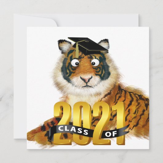 タイガー卒業 – 招待状 (正面)