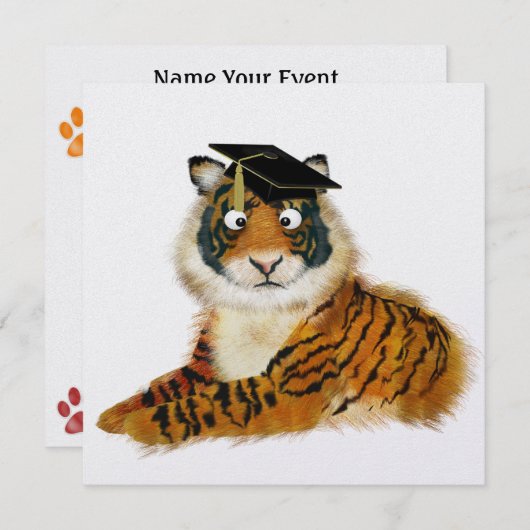 タイガー卒業 – SRF 招待状 (正面/裏面)