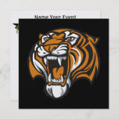 タイガー卒業 – SRF 招待状 (正面/裏面)