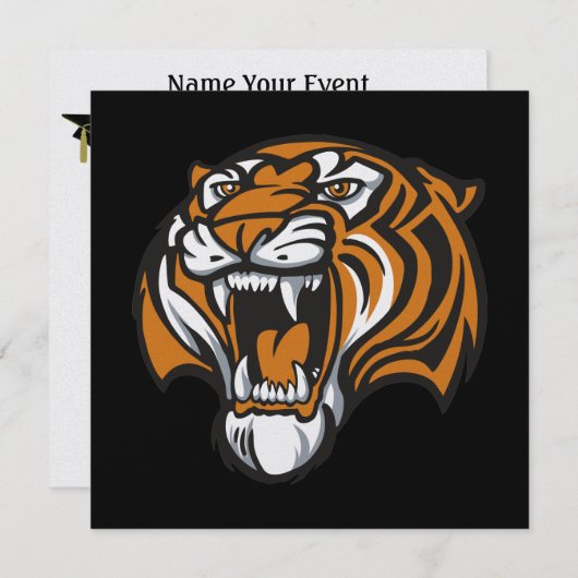 タイガー卒業 - SRF 招待状 (正面/裏面)