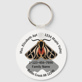 タイガー失ったモスファミリーホームアドレス キーホルダー