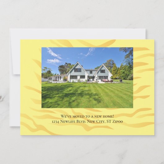 タイガー年賀状 招待状 (裏面)