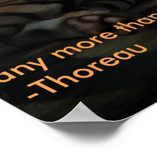 タイガー引用文ポスター ポスター (角)