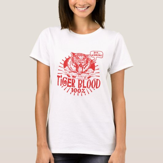 タイガー得の血だ Tシャツ (正面)