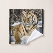 タイガー愛好家 バスタオルセット (ウォッシュタオル)