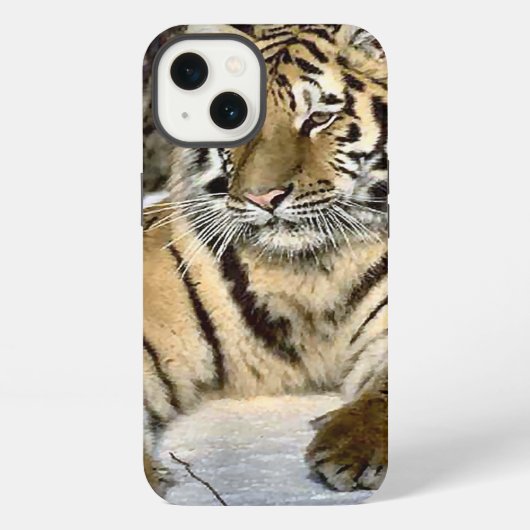 タイガー愛好家 iPhoneケース (裏面)