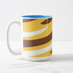 タイガー抽象芸術 ツートーンマグカップ