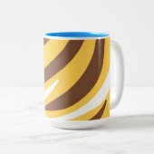 タイガー抽象芸術 ツートーンマグカップ (正面右)