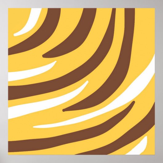 タイガー抽象芸術 ポスター (正面)