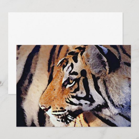 タイガー招待状 招待状 (正面/裏面)