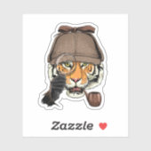 タイガー探偵ワイルドライフタイガーサファリ動物愛好家 シール (シート)