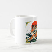 タイガー日本のマグ | 浮世絵インスパイア武芸 コーヒーマグカップ (正面左)