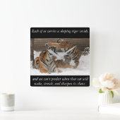 タイガー時計 スクエア壁時計 (ホーム)