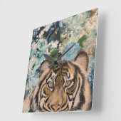 タイガー時間 スクエア壁時計 (傾斜)